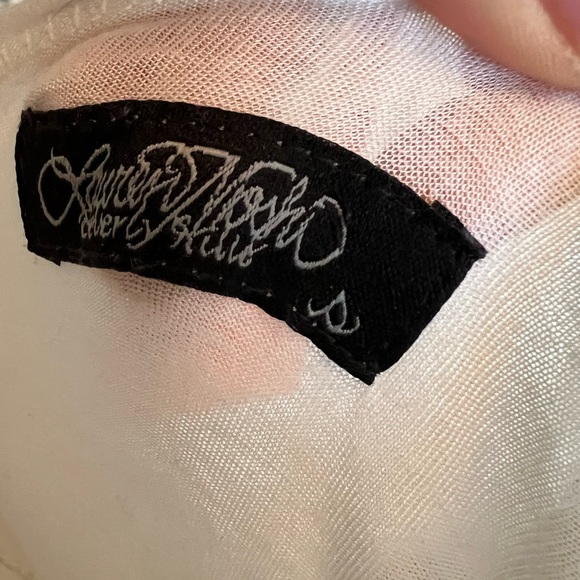 Lauren Moshi chain heart graphic tee shirt, small - Picture 3 of 4